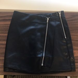 Pleather skirt!